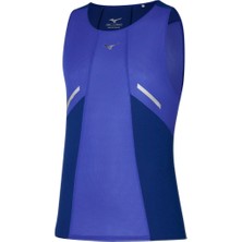 Mizuno Dryaeroflow Tank Erkek Kolsuz Tişört Mavi