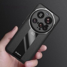 4u Sky Q.coo Xiaomi 15 Ultra Kılıf Darbeye Dayanıklı Pu+Tpu+Akrilik Telefon Kapağı-Siyah (Yurt Dışından)