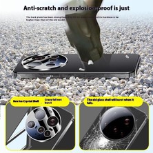 4u Sky Xiaomi 15 Ultra Kılıf Galvanik Pc Telefon Arka Kapak Için Kamera Lens Koruyucu-Gümüş (Yurt Dışından)