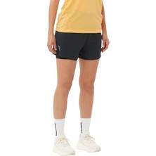 Salomon Shkout Core 2in1 4 Kadın Siyah Koşu Şortu