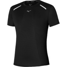 Mizuno Dryaeroflow Tee Erkek Tişört Siyah