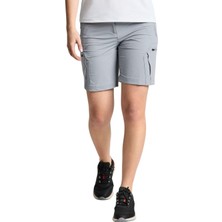 Slam Ws Tech Cargo Short Kadın Gri Şort