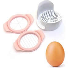Plastik Paslanmaz Kivi Çilek Haşlanmış Yumurta Dilimleyici Doğrayıcı