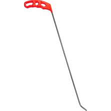 40 cm 6 mm Çap Sağlı Sollu Tek Kıvrımlı Sağ Boyasız Göçük Düzeltme Çubuğu, Pdr Çubuk - S6-04