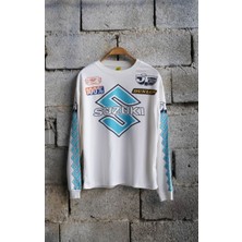 Suzuki Fileli Uzun Kol T-Shirt