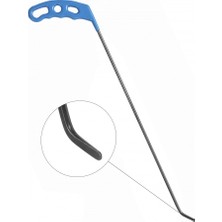 40 cm 6 mm Çap Sağlı Sollu Tek Kıvrımlı Sol Boyasız Göçük Düzeltme Çubuğu, Pdr Çubuk - S6-09