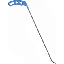 40 cm 6 mm Çap Sağlı Sollu Tek Kıvrımlı Sol Boyasız Göçük Düzeltme Çubuğu, Pdr Çubuk - S6-09