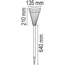 Forlife Fl 3282 15W Solar Bahçe Aratürü ( Solargardenluminaire)