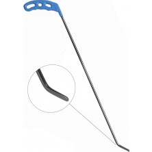 58 cm 8 mm Çap Sağlı Sollu Tek Kıvrımlı Sol Boyasız Göçük Düzeltme Çubuğu, Pdr Çubuk - S6-10