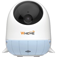 Botech Whome Yapay Zeka Destekli 360° Bebek Kamerası + Gece Görüşlü (Ninni Söyleyen, Uyku Raporu)
