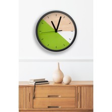 Dekoratif Ahşap Mdf 3D Efektli 5mm Duvar Saati - Model 2