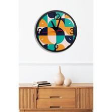 Dekoratif Ahşap Mdf 3D Efektli 5mm Duvar Saati - Model 20