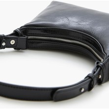 F21 Suni Deri Omuz Çantası