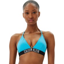Calvin Klein Kadın Mavi Bikini Üstü KW0KW02854