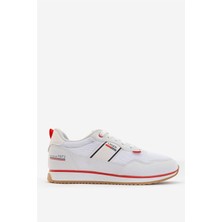 Liger Erkek Günlük Sneaker Spor Ayakkabı BEYAZ - KIRMIZI