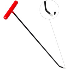 60 cm 6 mm Tek Kıvrımlı Vida Dişli Uçlu Boyasız Göçük Düzeltme Çubuğu - S4-02, Pdr Çubuk