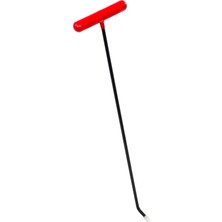 60 cm 6 mm Tek Kıvrımlı Vida Dişli Uçlu Boyasız Göçük Düzeltme Çubuğu - S4-02, Pdr Çubuk