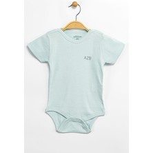 Aziz Bebe Erkek Kız Bebek Çıtçıtlı % 100 Pamuk Body & Zıbın