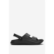 Unisex Ortopedik Deniz Havuz Terliği Sandalet Siyah