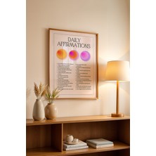 Aura Serisi Ahşap Çerçeveli Poster, Tablo NO:121