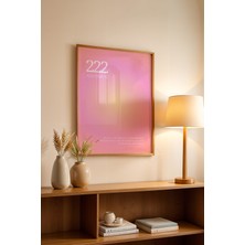 Aura Serisi Ahşap Çerçeveli Poster, Tablo NO:164