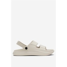 Unisex Ortopedik Deniz Havuz Terliği Sandalet Krem