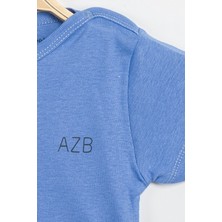 Aziz Bebe Erkek Kız Bebek Çıtçıtlı % 100 Pamuk Body & Zıbın
