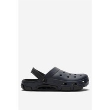 Unisex Çift Tabanlı Ortopedik Hemşire Doktor Aşçı Laboratuvar Deniz Havuz Terliği Sandalet Lacivert - Siyah