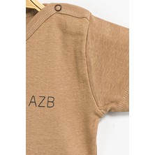 Aziz Bebe Erkek Kız Bebek Çıtçıtlı % 100 Pamuk Body & Zıbın