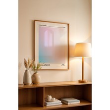 Aura Serisi Ahşap Çerçeveli Poster, Tablo No:30