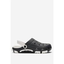 Unisex Çift Tabanlı Ortopedik Hemşire Doktor Aşçı Laboratuvar Deniz Havuz Terliği Sandalet SİYAH - BEYAZ