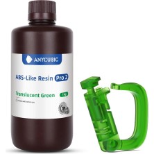 Anycubic Abs Like Resin Pro 2 Uv Reçine 1kg Şeffaf Yeşil