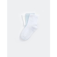 Kız Bebek Basic Dikişsiz 3 'lü Soket Çorap 0 Ay - 36 Ay