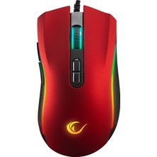 Rampage Smx-r44 V2 Makrolu Kırmızı 12800 Dpı Rgb Ledli 80 Milyon Gaming Pro Oyuncu Mouse
