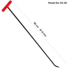 90 cm 12 mm Çap Tek Kıvrımlı Vida Uçlu Çubuk - Pdr Çubuk