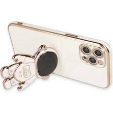 Newface Astro Stand Ayıcık Desenli - Beyaz Mrayd