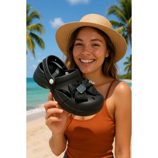 Modafrato Elmas Dolgu Taban Kadın Terlik Yüksek Platform Plaj Deniz Havuz Terliği