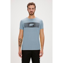 Fancy T-Shirt Element Mavi 3D Baskılı Erkek Tişört