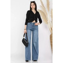 Gülseli Kadın Palazzo Jean Kot Pantolon P-00014813