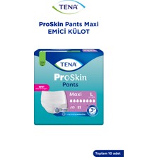 Tena Proskin Pants Maxi Emici Külot, Büyük Boy (L), 8 Damla, 10'Lu 4 Paket 40 Adet