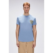 Bad Bear Anderson Element Mavi Erkek Baskılı Tişört