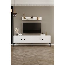 %100 Mdf Tv Ünitesi Raflı 180 cm