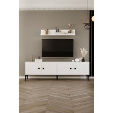 %100 Mdf Tv Ünitesi Raflı 180 cm