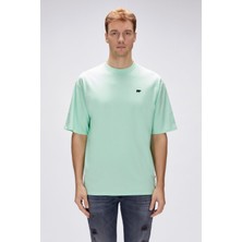 Damon Yeşil Erkek Oversize Tişört