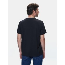 Ltb ROSONO Siyah Erkek Sıfır Yaka Kısa Kol T-Shirt 1225842716089200
