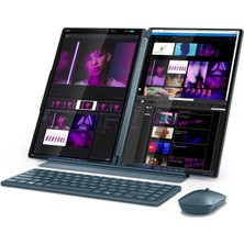 Yoga Book 9i 14" Çift OLED 2.8k Ekran - Intel Ultra 7 255H - 32GB Ddr5 8400MHZ - 2tb Pcıe 4 - Arc 140T Gpu - Windows 11 - Enq Klavye Taşınabilir Bilgisayar