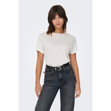 Only Onlirina Relaxed Fit Bisiklet Yaka T Shirt Bayan T Shirt 15349079