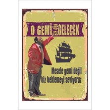Yeni Yıldız Reklam Retro Anlamlı Eğlenceli Duvar Yazıları Sözleri Vintage 20 x 30 Tablo