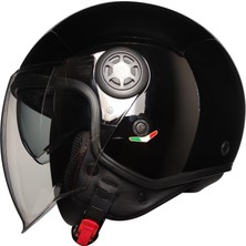 Freem FR-612 Black Yarım Kask