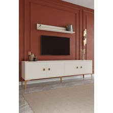 %100 Mdf Tv Ünitesi Raflı Televizyon Ünitesi